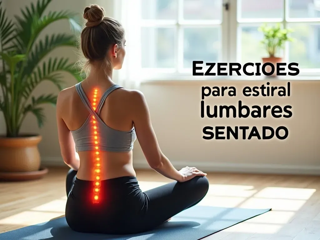 Ejercicios para estirar lumbares sentado